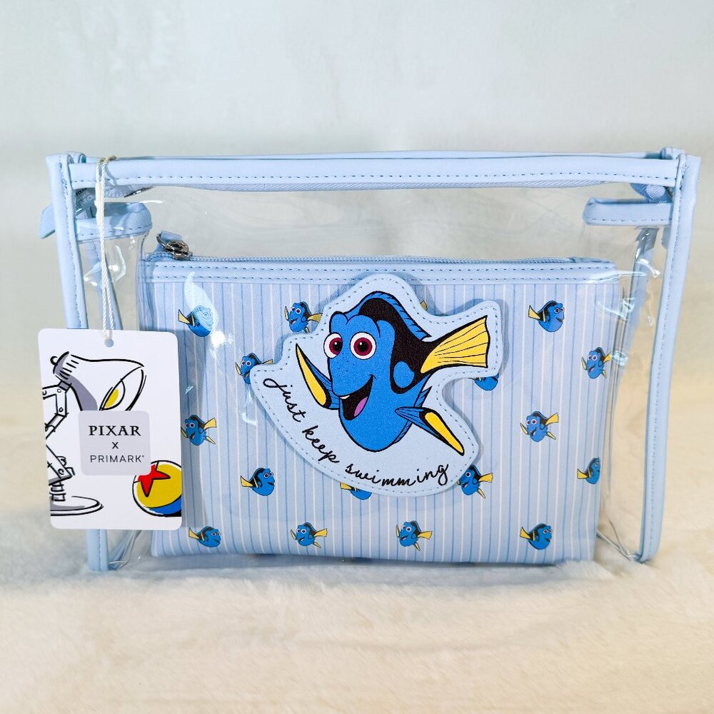 Primark Finding Nemo-Dory Cosmetic Bag Set-NWT